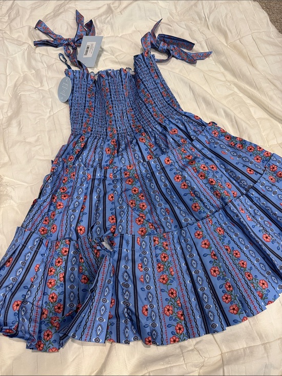 Hill House Dresses & Skirts - NWT Hill House Blue Floral Tie-Shoulder Sundress